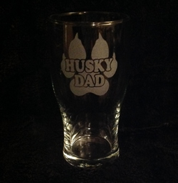 Husky Dad Pint Glass